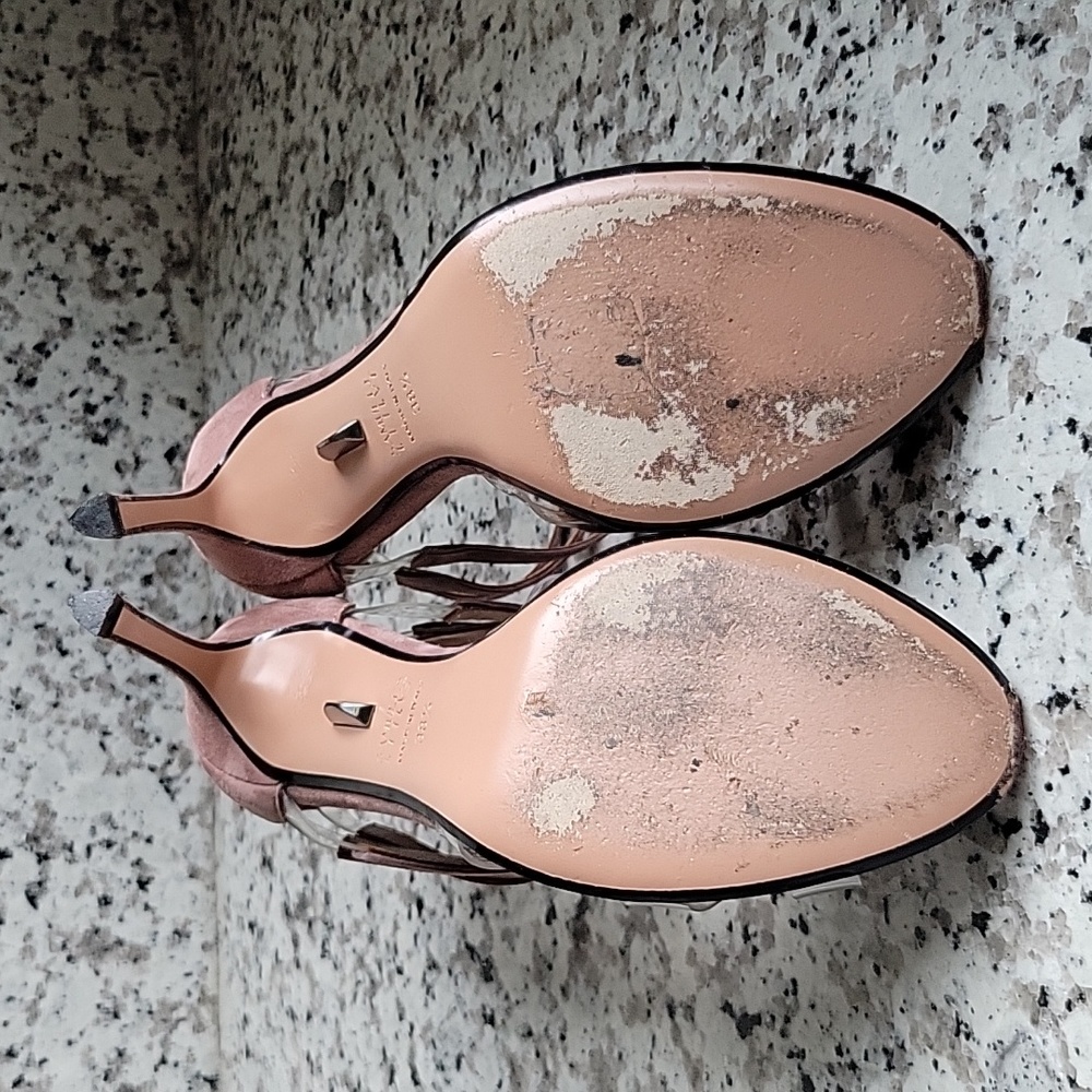 Samuelle Failli Lipstick Suede Cristina 90 heels - Picture 10 of 16